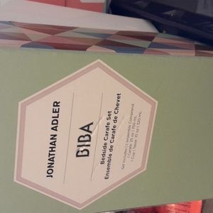 Jonathan Adler bedside carafe set